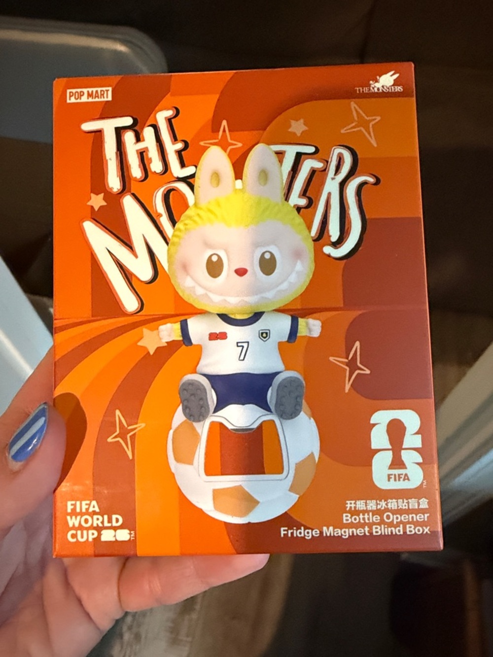 Unopened The Monsters FIfA Fridge Magnet Bottle Opener
